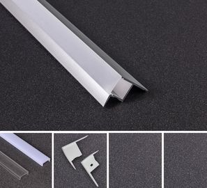 Customized Led Aluminium Stair Nosing Profile For Step Lights Cinema