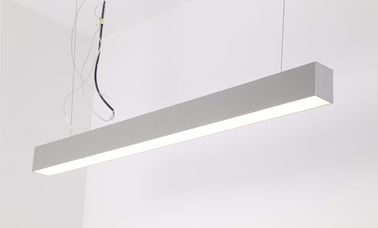 100-110lm/W material de aluminio ligero linear de la PC del techo LED con 50000 horas de vida
